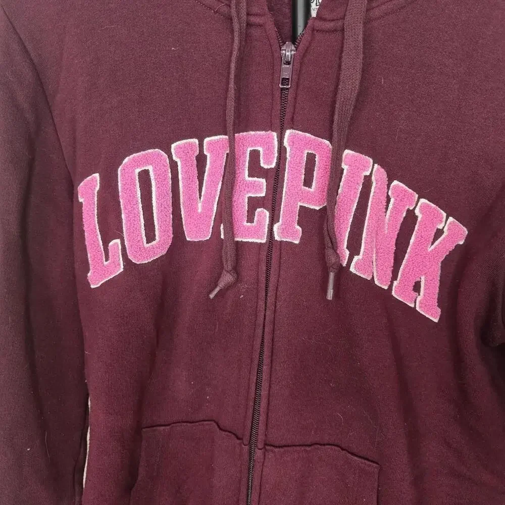 Victoria's Secret Women's burgundy red Hoodies